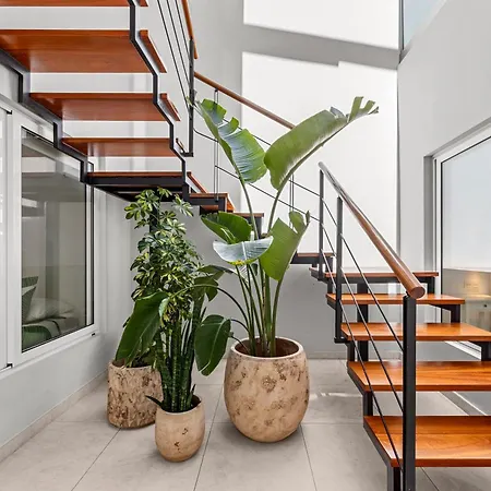 דירה Stunning 2 Bedroom Duplex Close To Main With Seaviews פוארטו דל כרמן